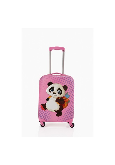 Mçs Group V307 Abs Çocuk Valiz-pembe-panda Baskı