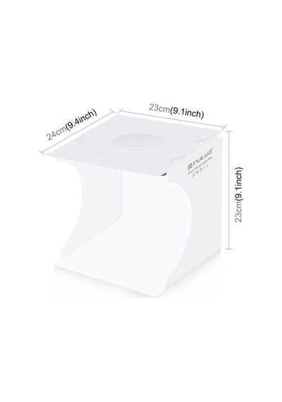 Puluz Pu5029 2 Ledli 23x24cm İki Fonlu Çantalı Fotograf Ürün Çekim Çadırı Kutusu Light Box