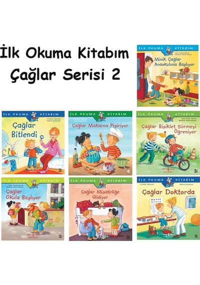 Ilk Okuma Kitabım-çağlar Serisi 7 Kitap -