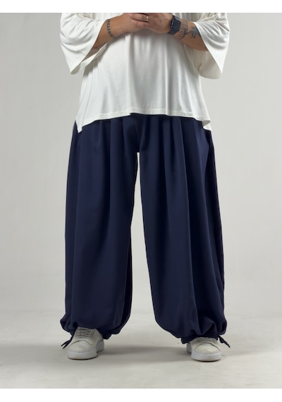 Cocopelli Süper Oversize Lacivert Erkek Jogger Pantolon Coc3232