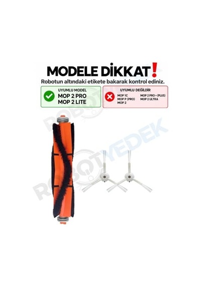 Mop 2 Pro Beyaz Mjst1shw Uyumlu Yedek Ana Fırça Nane Yan Fırça-3 Parça, , Renk 26 Sku: Zeusb0bwv9x6zx