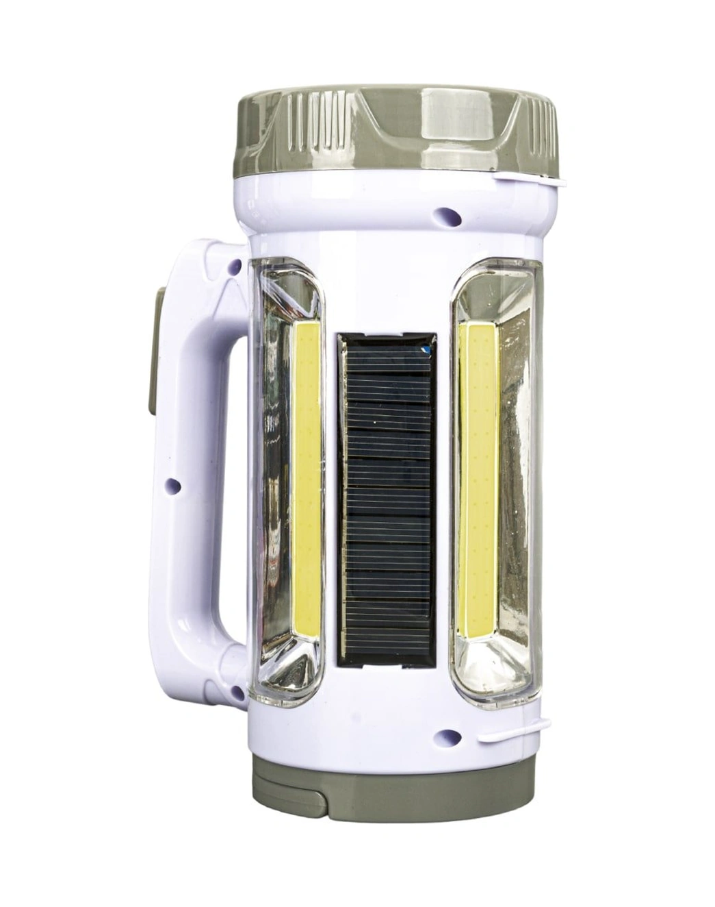 Powermaster Ja-1953 5w Solar + Şarjlı Işıldak El Feneri Kırmızı - Siyah