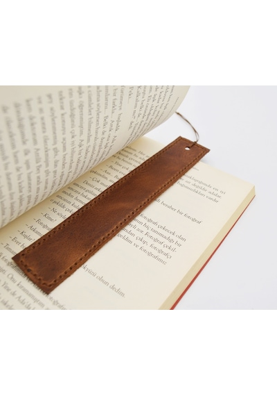 Lost Slope Hakiki Deri Kitap Ayracı N11.1272