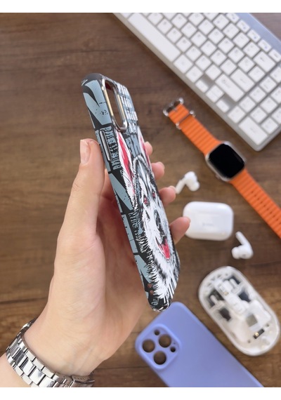 İphone 11 Kılıf Magsafe Uyumlu Hayvan Figürlü Premium Kapak Kılıf Soo-740 Desen4