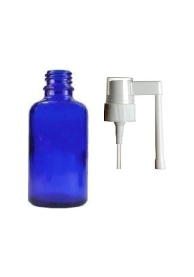 20ml Mavi Ağız Spreyi Başlıklı Cam Şişe,12 Adet, Ağız Spreyi Şiesi, Cam Şişe, Medikal Şişe Diğer