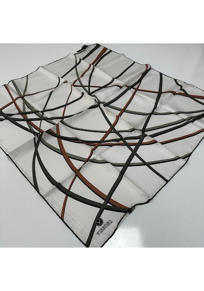Vissona Twill İpek Eşarp Ipk6307-31696 Çok Renkli