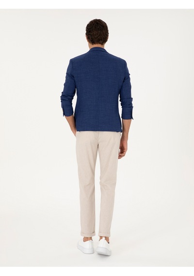 Cacharel Bej Carrot Fit Kanvas Pantolon