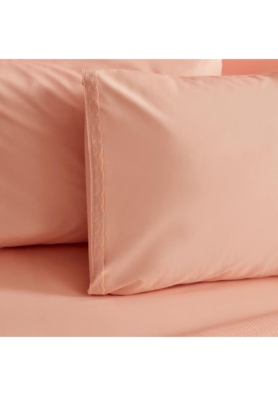 Karaca Home Alia Somon %100 Pamuk Fistolu Çift Kişilik Pike Takımı Somon