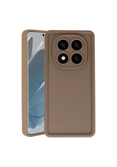 Xiaomi Redmi Note 14 Pro 4g Uyumlu Kılıf Viera Silikon - Kahverengi