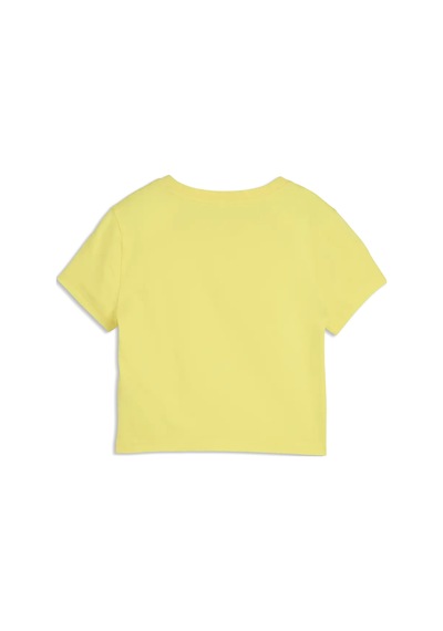 Puma Wardrobe Ess Baby Tee Sarı Kadın T-shirt