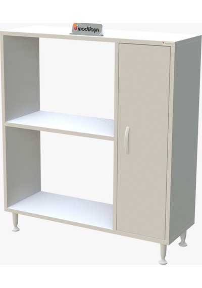 Armin 90 X 95,5 X 32,5 Cm Kapaklı Çok Amaçlı Banyo & Mutfak Dolabı Beyaz