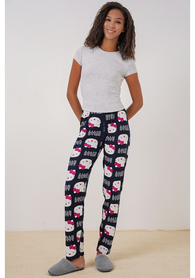 Bigdart 4323 Desenli Pijama Altı - A. Lacivert