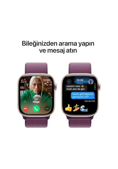 Apple Watch Series 10 GPS 46 MM Alüminyum Kasa Spor Loop Akıllı Saat (Apple Türkiye Garantili)