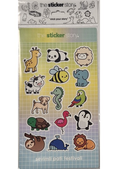 Ekstrafix The Sticker Story Tsk014 Çok Renkli