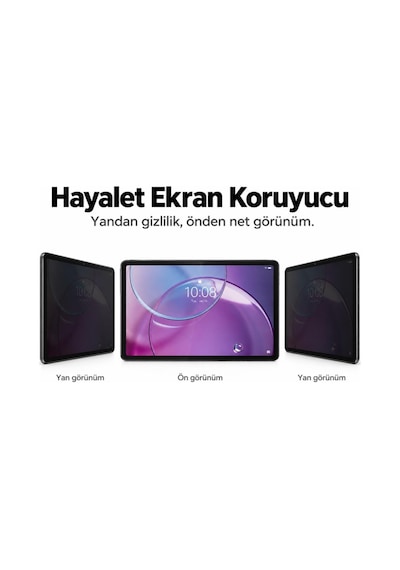 Lenovo Idea Tab Pro 2. Nesil 13 İnç İle Uyumlu Hayalet Ekran Koruyucu Yandan Görünmeyen Anti-spy Gizlilik Privacy Koruması, 9h Nano Kırılmaz Esnek Cam, Parlama Ve Parmak İzi Önleyici