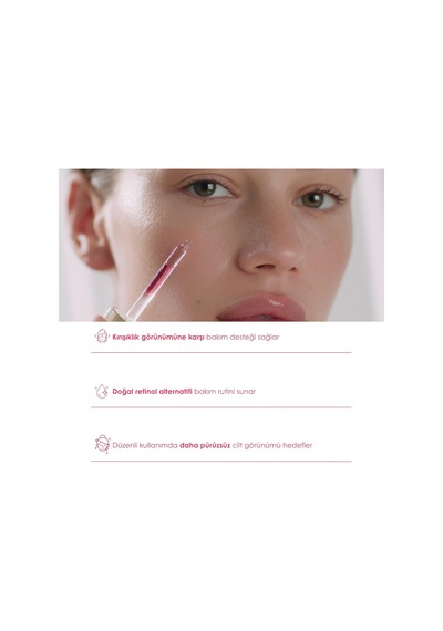 Bakuchiol Kırışıklık Karşıtı Serum, 30ml I Doğal Retinol Alternatifi, Hyaluronik & Centella Gücü