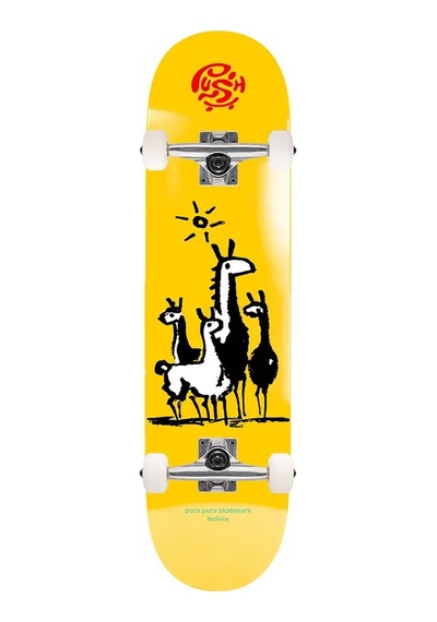 Push 8.5 Bolivia Mlsl Yellow Skateboard Kaykay Sarı