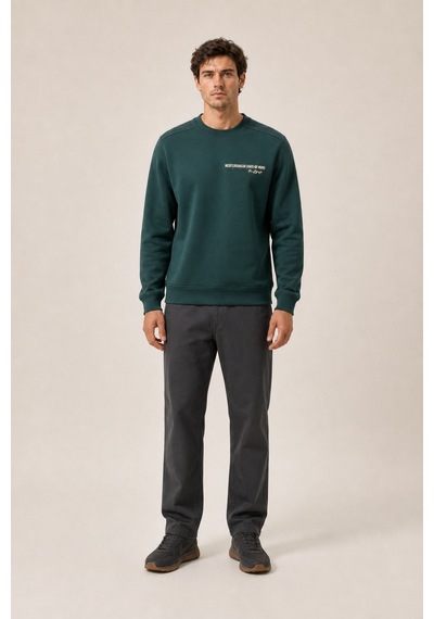 Redline Takes Bisiklet Yaka Kışlık Regular Fit Sweatshirt Nefti