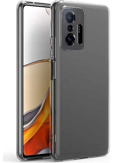 Rba Aksesuar Mi 11t 5g Kılıf Rba Kamera Korumalı Süper Silikon Kapak - Renksiz Çok Renkli