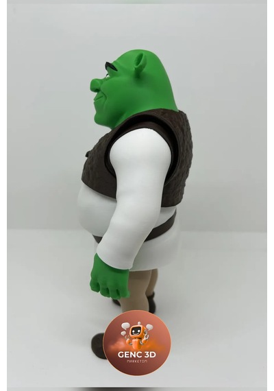 Shrek Koleksiyonluk Figür - 20 Cm Detaylı Heykel - Nostaljik Animasyon Dekoru