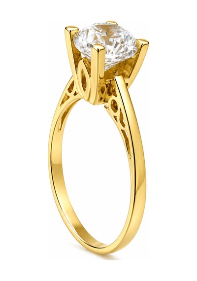Yazıcılar 14 Ayar Altın Eternal Love Tektaş Yüzük 2,45 Gr 094