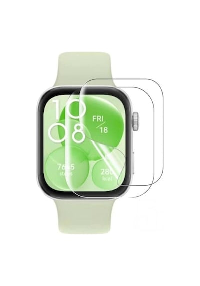 Huaweı Watch Fit 3 Ekran Koruyucu Tpu Şeffaf Film 2 Adet