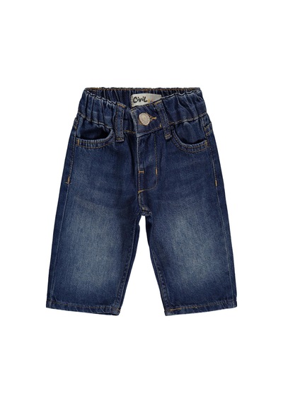 Civil Baby Basic 6-18 Ay Pantolon Kot - Mavi