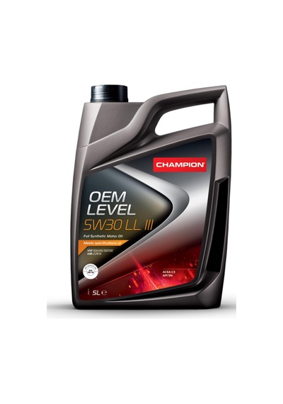 Champion OEM Level 5W-30 LL III Acea C3 Motor Yağı 5 L