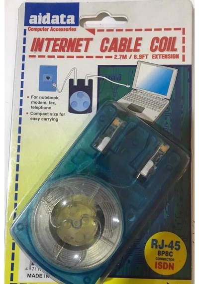 Aidata Makaralı Rj-45 Internet Kablosu 2.7 Metre - Patch Kablo