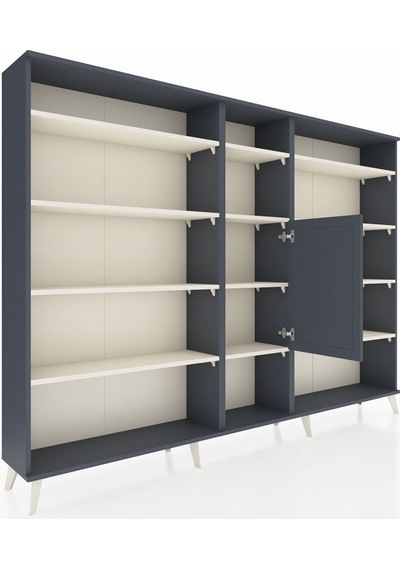 Arges Dolap 12 Raflı Tek Kapaklı 220x30x163 Antrasit-antrasit/aytaşı Antrasıt/aytası - Antrasıt Arges Dolap 12 Raflı Tek Kapaklı 220x30x163 Antrasit-antrasit/aytaşı Antrasıt/aytası - Antrasıt