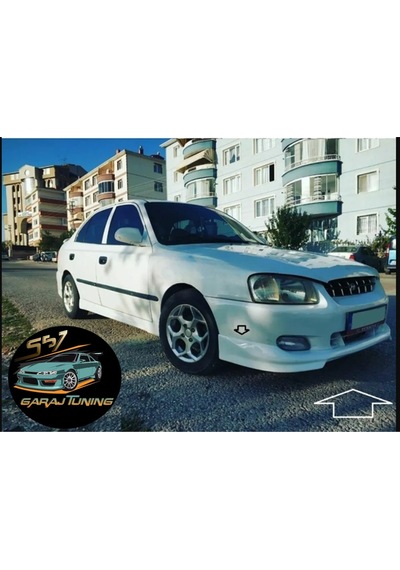 Hyundai Accent Milenyum Kasa Gtx Ön Tampon Eki Fiberglass Boyasız
