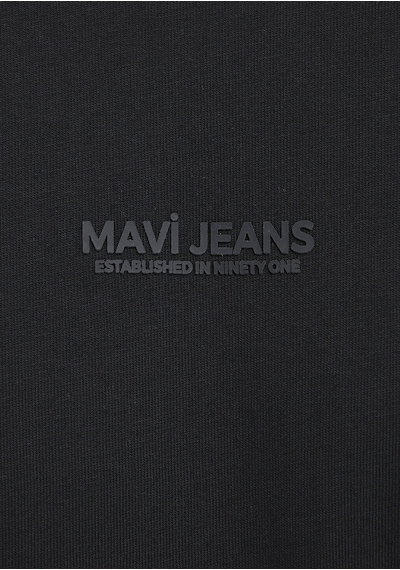 Mavi - Mavi Jeans Baskılı Siyah Tişört 0613348-900