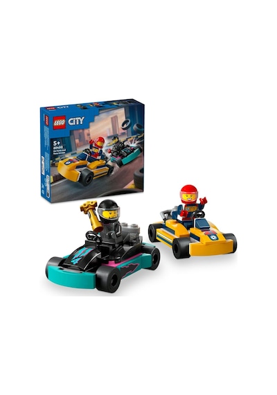 LEGO® City Go-Kartlar ve Yarış Sürücüleri 60400 5+ Yaratıcı Oyuncak Yapım Seti - 99 Parça