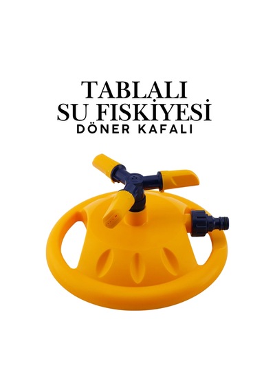 Hareketli 3 Kollu Dönerli Bahçe Fıskiyesi - Ayarlanabilir Tablalı Çim Sulama Aparatı Plastik Dy6013 Diğer