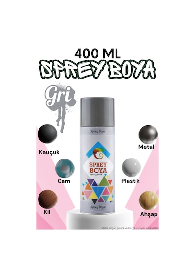400 Ml Sprey Boya Gri Metal Ahşap Beton Duvar Yüzeylere Uygun Hobi Akrilik Mat Parlak Dekoratif Boyası Genel Amaçlı Hızlı Kuruyan Çok Amaçlı Renkli Sprey Boyalar İç Dış Mekan Kendin Yap Dıy Tasarım Gri Gri 400 Ml Sprey Boya Gri Metal Ahşap Beton Duvar Yüzeylere Uygun Hobi Akrilik Mat Parlak Dekoratif Boyası Genel Amaçlı Hızlı Kuruyan Çok Amaçlı Renkli Sprey Boyalar İç Dış Mekan Kendin Yap Dıy Tasarım Gri Gri