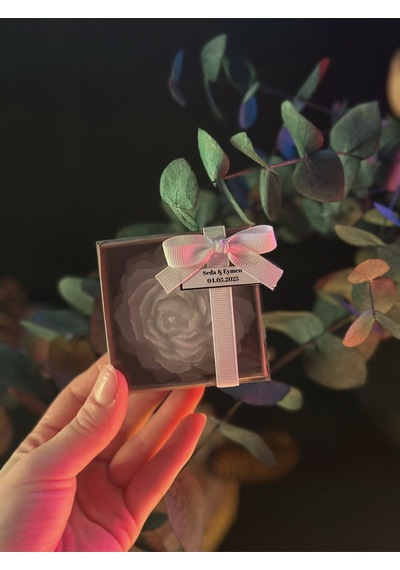 Bernami Biblo Pinterest Kraft Kutulu Şakayık Çiçeği Mum Hediyelik 10 Lu Kına, Söz, Nikah, Babyshower