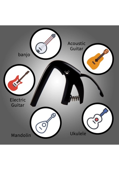 Flamma Fgc-01 Gitar Kaposu Metal Koruma Elektro Akustik Gitar Bağlama Ukulele Mandolin Banjo İçin