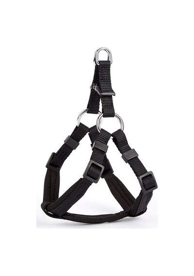 Köpek Göğüs Tasması Xxs 30 35 Cm Siyah Çok Renkli