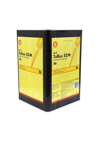 Shell Tellus S2M 46 Yüksek Performanslı Hidrolik Sistem Yağ 15 KG