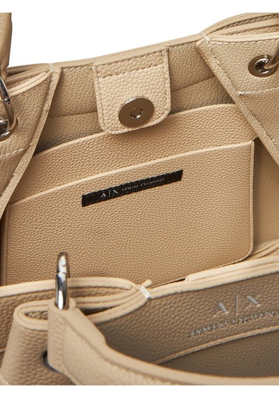 Armani Exchange Kadın El Ve Çapraz Askılı Çanta 942911cc783 Bej
