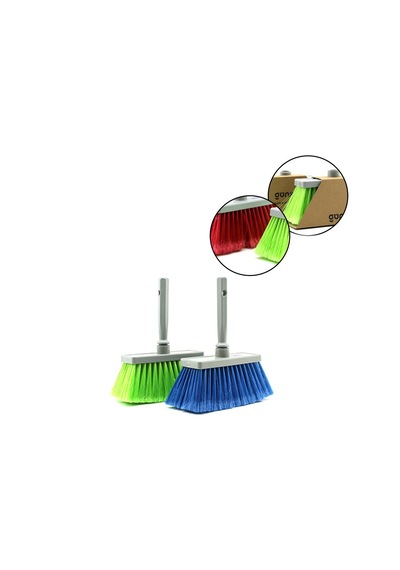 Günsan Plastik Su Serpme Fırçası 8cm Kıl Boyu Saplı 15.5cm 8 Sıra 012 006 Karton Sargı - 12'li Paket