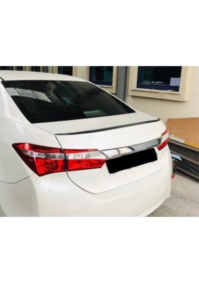 Spoiler Toyota Corolla 2013+bagaj Üzeri Çıta Spoiler Pianoblack Parlak Siyah Çift Taraflı Bantlı 120