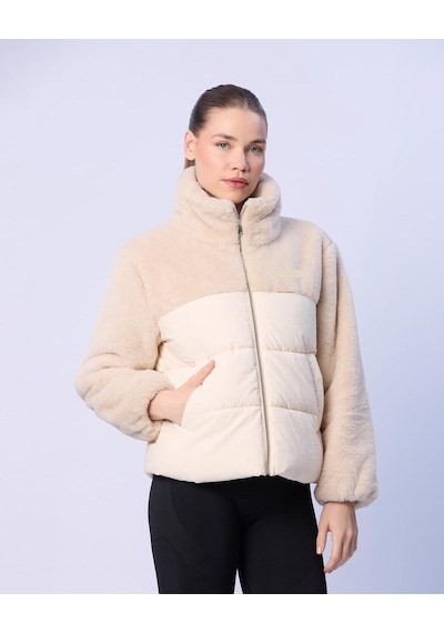Kappa Elena Kadın Ekru Regular Sherpa Mont