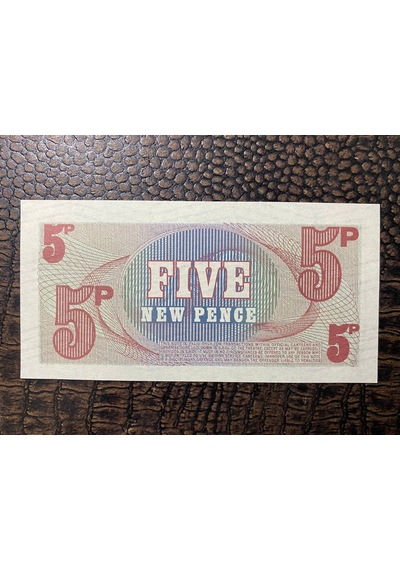 İngilitere British Armed Forced 1972 Askeri Kağıt Para 5 New Pence - Çil