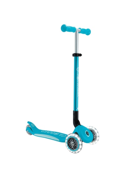 Globber Elite Deluxe Işıklı Scooter - Mavi