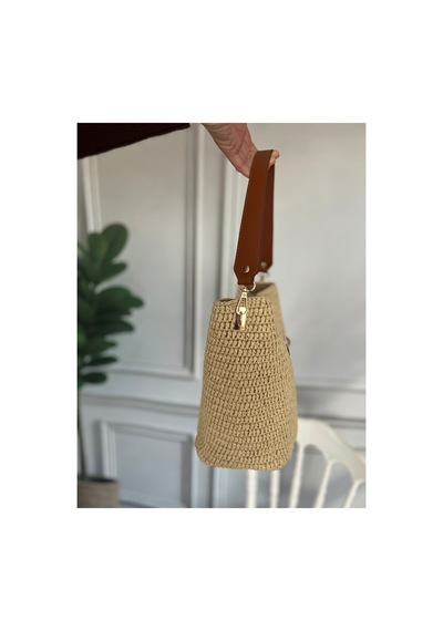 Bolca Emek Hasır Ee Emeği Kadın Günlük Çanta Bej - 921773088 Bej - 921773088 Bej