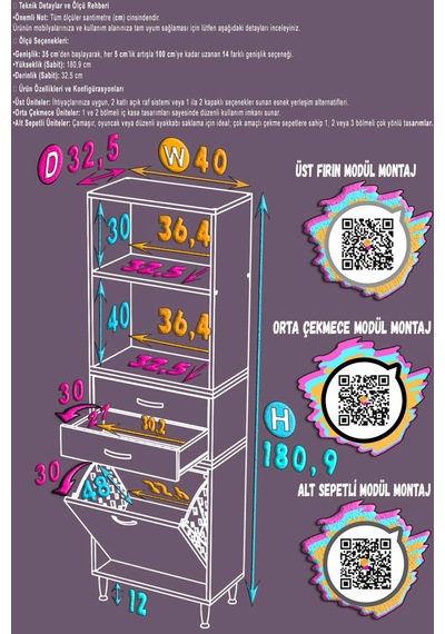 Asya Çok Amaçlı Mutfak Dolabı: Çekmeceli, Sepetli, Kapaklı Ekmeklik, Kiler Ve Kahve Köşesi 40 Cm Beyaz Asya Çok Amaçlı Mutfak Dolabı: Çekmeceli, Sepetli, Kapaklı Ekmeklik, Kiler Ve Kahve Köşesi 40 Cm Beyaz