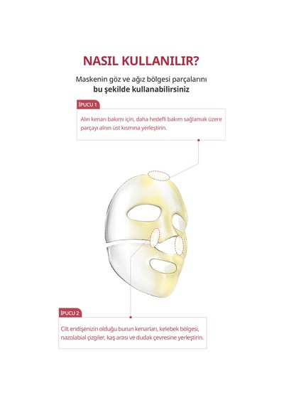 Yaşlanma Karşıtı Şeffaflaşan Kolajen Jel Maske Dermatory Retinal Collagen Lifting Gel Mask