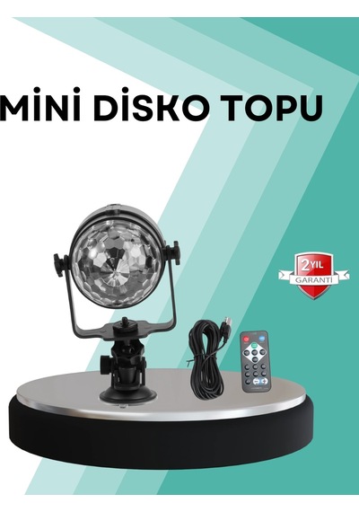 Mey İthalat Uzaktan Kumandalı Rgb Disko Projektör Işığı Renkli