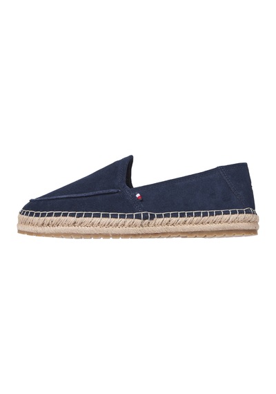 Tommy Hilfiger Hılfıger Flex Espa Suede Loafer Erkek Mavi Günlük Ayakkabı - Fm0fm05392